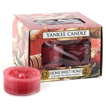 Čajové sviečky Yankee Candle 12ks - Home Sweet Home