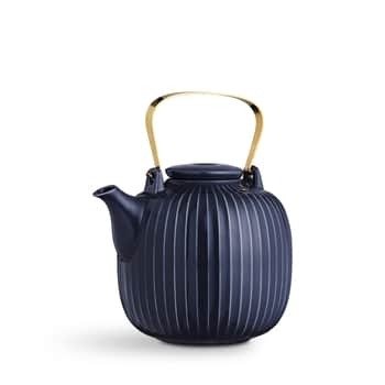 Porcelánová čajová konvice Hammershøi Indigo 1,2 l