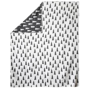 Bavlněná deka Gran Black/white 140x180 cm