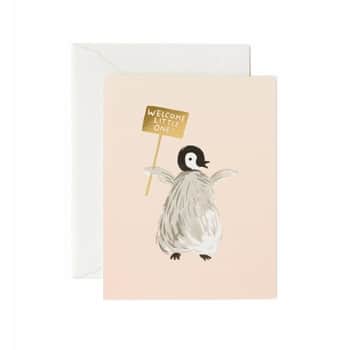 Přání s obálkou Welcome Penguin