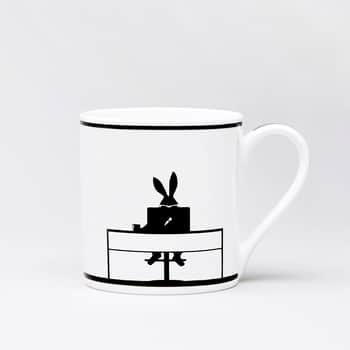 Porcelánový hrnek s králíkem Working Rabbit 300 ml