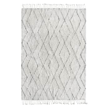 Bavlněný koberec Black and White 140x200 cm