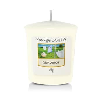 Votívna sviečka Yankee Candle - Clean Cotton