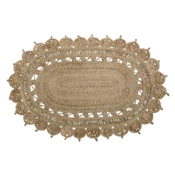 Jutový koberec Jute Oval 180 x 120 cm