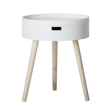 Stolček s úložným priestorom White
