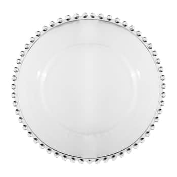 Skleněný dezertní talíř Pearl 21 cm