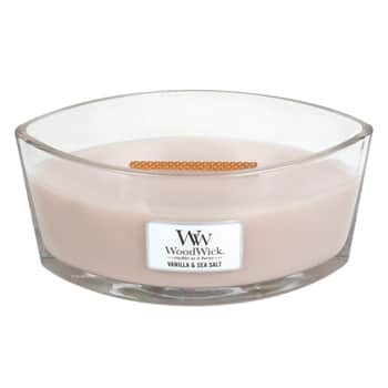 Vonná svíčka WoodWick - Vanilka a mořská sůl 454 g