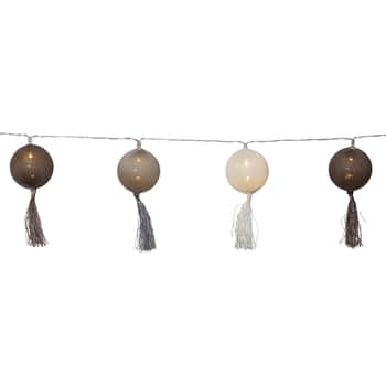 Dekorativní světelný řetěz Jolly Tassel Beige