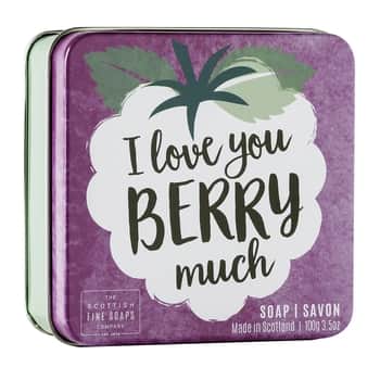 Mýdlo v plechové krabičce Berry 100 g