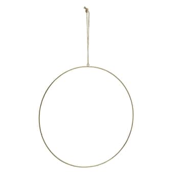 Závěsný kruh na dekorování Antique brass 40 cm