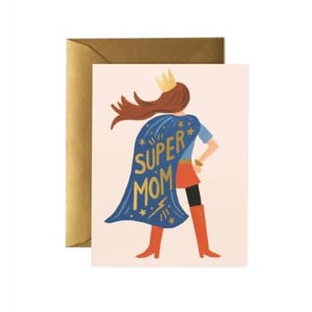Pohľadnica s obálkou Super Mom