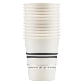 Papírové kelímky Stripe - 12 ks