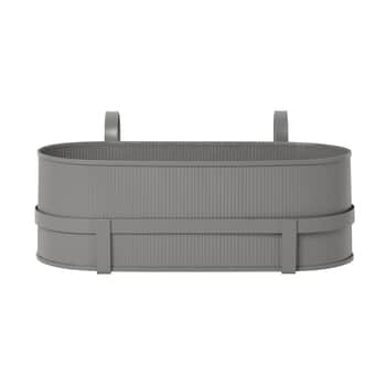 Kovový kvetináč Bau Balcony Box Warm Grey