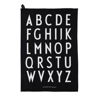Bavlněná utěrka Design Letters - set 2ks