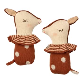 Textilná hrkálka Bambi Rusty