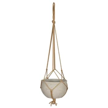 Závesný betónový obal na kvetináč Stratton Hanging Pot