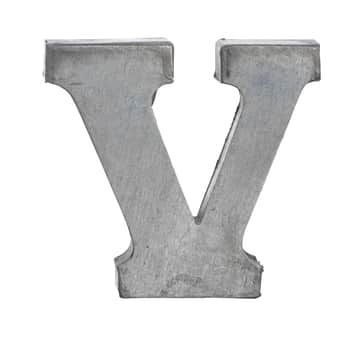 Plechové písmeno V, 5,5 cm