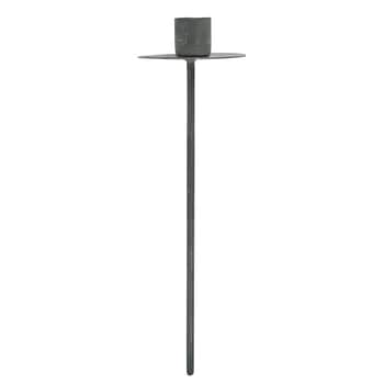 Zapichovací svícen na tenkou svíčku Grey