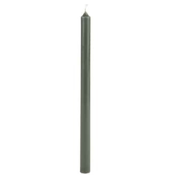 Úzká svíčka Moss Green 20 cm