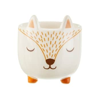 Keramický obal na květináč Woodland Fox Mini