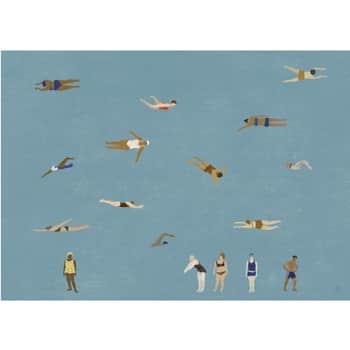Plakát Swimmers 70x50 cm