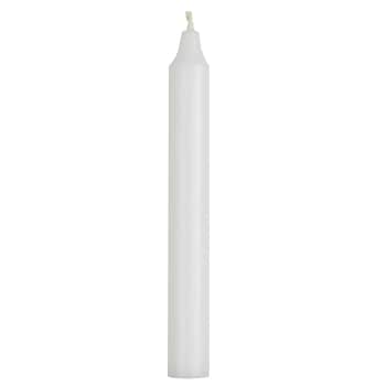 Vysoká svíčka Rustic White 18 cm
