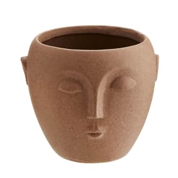 Obal na květináč Terracotta Face 10,5 cm