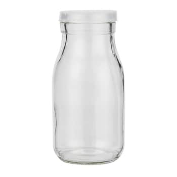 Sklenená fľaštička s viečkom Clear Glass 210 ml