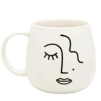 Hrnek Abstract Face 400 ml