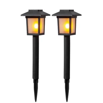 Zahradní světlo na solární napájení Bollard - set 2ks