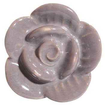 Porcelánová úchytka Grey Rose