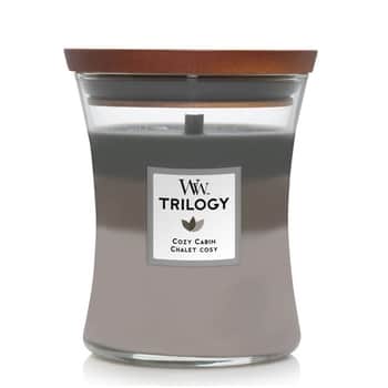 Vonná svíčka WoodWick - Cozy Cabin 275 g