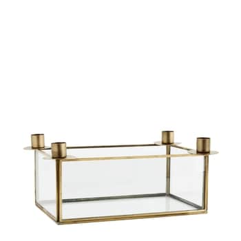 Adventní svícen Antique Brass 25,5 cm