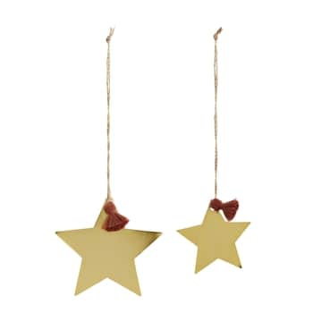 Vánoční ozdoby Gold Star - set 2 ks