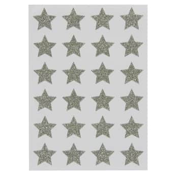 Vánoční samolepky Silver Star