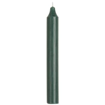 Vysoká svíčka Rustic Dark Green 18 cm