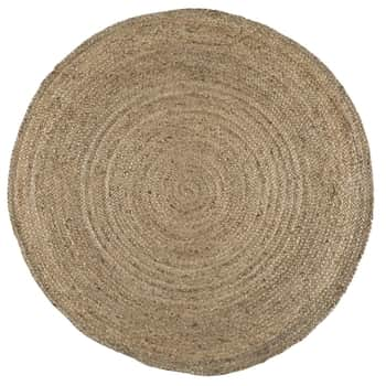 Kulatý jutový koberec Natural Jute 120 cm