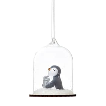 Vánoční ozdoba Penguin With Present