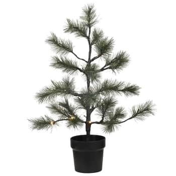 Umělý vánoční stromeček s LED drátkem 75 cm