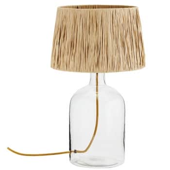 Stolní skleněná lampa Glass Raffia