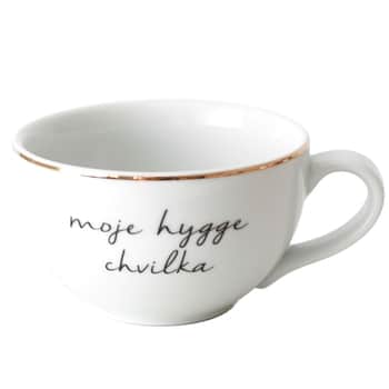 Porcelánový hrnek Moje hygge chvilka