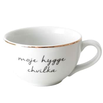 Porcelánový hrnek Moje hygge chvilka 300 ml