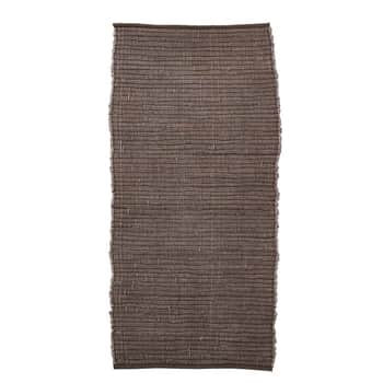 Bavlnený koberec Chindi Brown 160x70cm