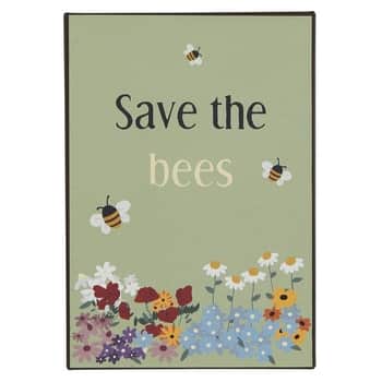 Plechová ceduľa Bees