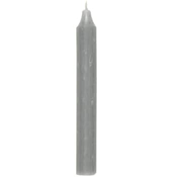 Vysoká svíčka Rustic Light Grey 18 cm