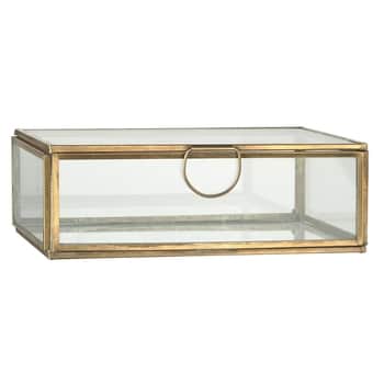 Sklenený box Glass Gold