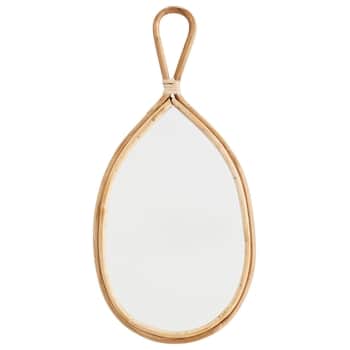 Nástenné zrkadlo Oval Bamboo