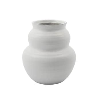 Keramická váza Juno White 19 cm