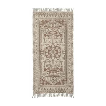 Bavlnený koberec so strapacami Wowe Beige 200×90 cm