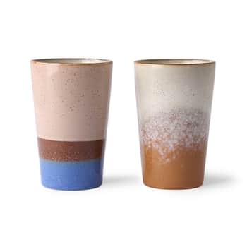 Keramický hrnček 70's 475 ml - set 2 ks